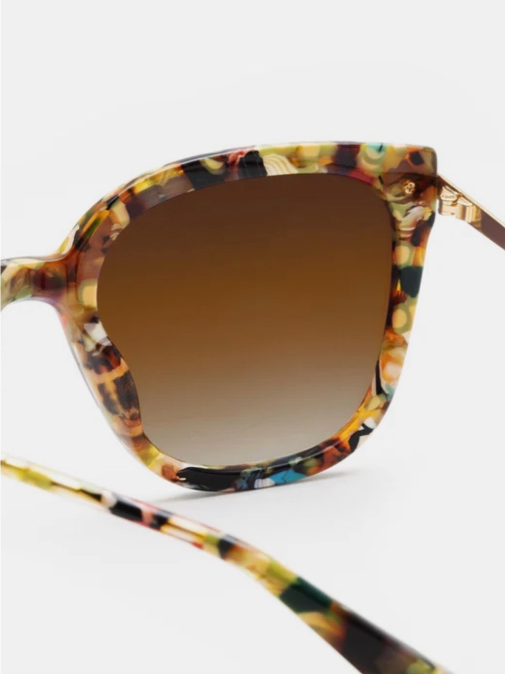 Krewe DEDE nylon sunglasses $355 current box handcrafted amber - Picture 6 of 12